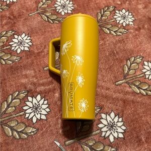 BrüMate Sun Daisy Yellow Floral 40 Oz Era Tumbler